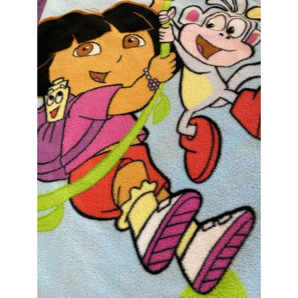 Vintage 2004 Dora the Explorer Boots Nick Jr Ready Bed‎ Sleeping Bag Case Y2K